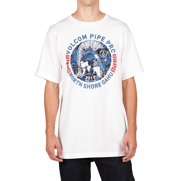 17 VOLCOM/볼컴 티셔츠 HELMET SS TEE-WHT (볼컴 티셔츠/스트릿웨어)