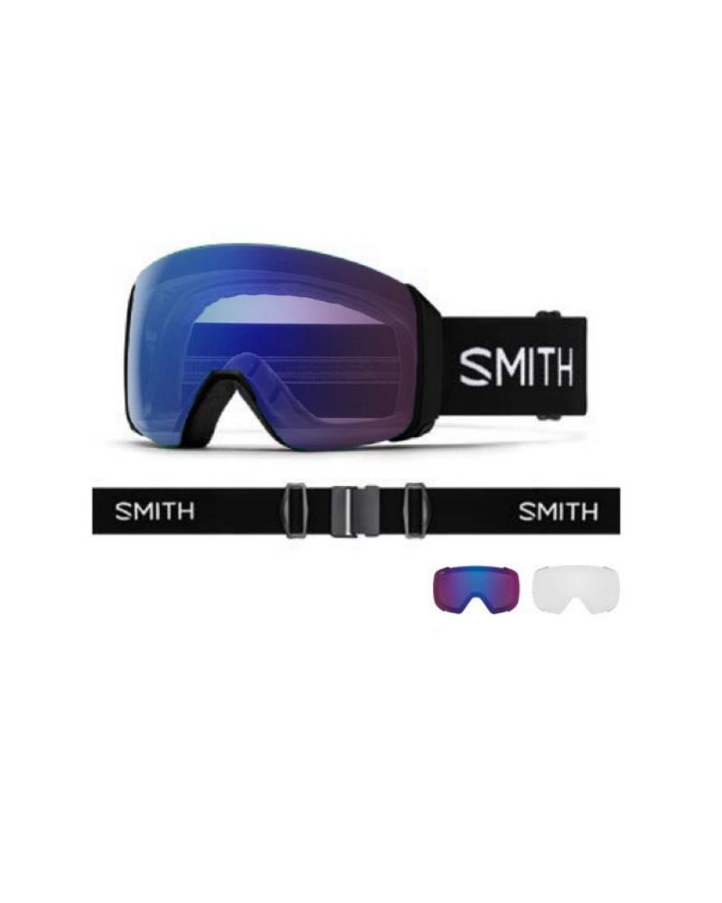 2425 SMITH 4D MAG XL BLACK-Photo Rose Flash+Clear (스미스 포디맥 엑스라지 스노우보드 고글/변색고글/보너스렌즈)