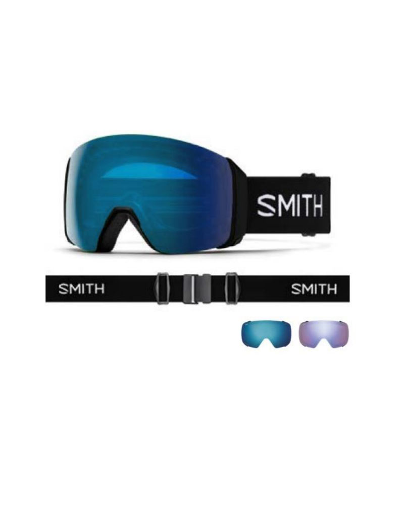 2425 SMITH 4D MAG XL BLACK-Sun Blue Mirror+Storm Blue Sensor (스미스 포디맥 엑스라지 스노우보드 고글/보너스렌즈)