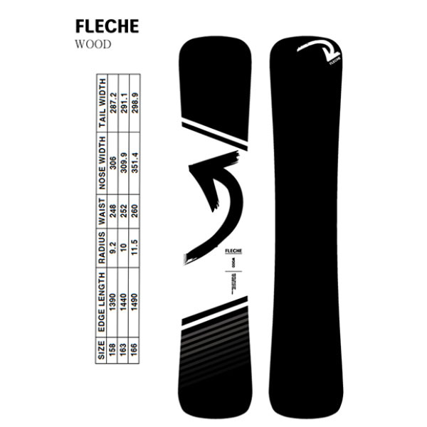 FLECHE 플래쉬 헤머헤드 WOOD (플래쉬 헤머데크 우드-정캠버 라이딩데크)