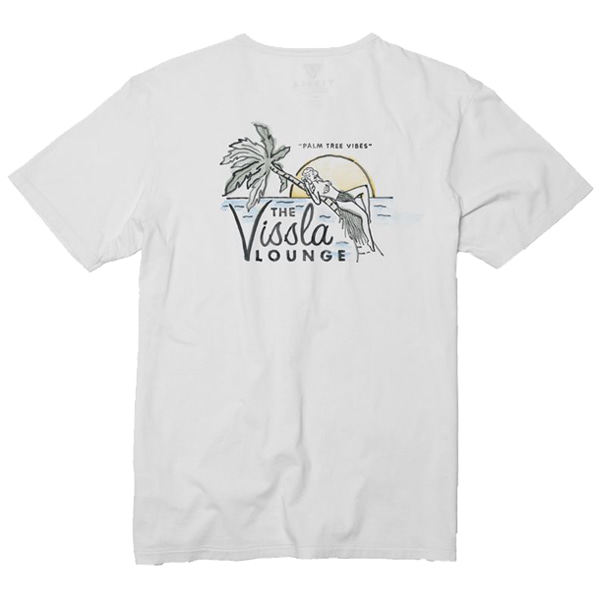 VISSLA/비슬라 티셔츠 NEW VISSLA LOUNGE TEE-WHT (비슬라 반팔 티셔츠/스트릿)